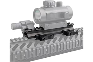 HOUSON Picatinny-Schiene Adapter, Picatinny Schiene Adapter 20 mm auf 20 mm Tactical Scope Extend Mount Adapter QC18