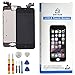 Produktbild Sintron OEM LCD Bildschirm Ersatz - Für iPhone 5 Schwarz Komplett Montiert Einschließlich Originalteile Frontkamera, Näherungssensor, Hörmuschel Lautsprecher, LCD Bildschirm, Home Button + Werkzeug & Anleitungen (For iPhone 5, Fully Assembled-Black)