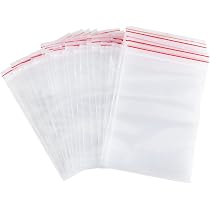 1200 Sacchetti Con Cerniera Trasparenti – 7,6 X 10,2 Cm – 2 Mil (Spessi) – Ultra Resistenti Per Gioielli E Piccoli Oggetti - 3