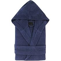 Accappatoio In Cotone Arena Zeppelin Light Unisex - Con Cappuccio E Tasche, Spugna Morbida E Leggera