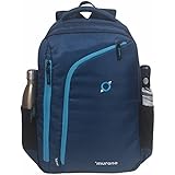Murano Java Laptop Backpack For 15.6"To 17" Laptop And 23 Ltr Travel Backpack (Navy Blue)