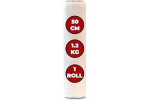 GINI Heavy Duty Stretch Film Wrap – 1.2kg, 400m Core | Industrial Cling Film Roll for Secure Packaging & Protection