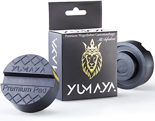 Professional Trolley Jack Pad for Universal Trolley Jack – Rubber Buffer for Lifting Stage – Great Protection for Changing Tyres Car And SUV – Cushion Car Jack by Yumaya