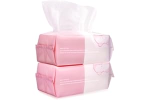 UVM TOOLS Face Towel 120 Count Disposable Face Wipes Cloths for Washing Soft Cotton Dry Baby Wipes, Skincare, Makeup Remover (PEARL PATTERN)