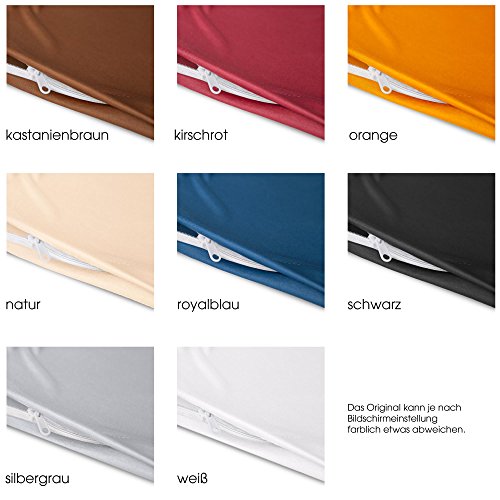 Seitenschläferkissen Stillkissen Bezug 40 x 145 cm Mikrofaser Doppelpack BeBasic bordeaux - 6