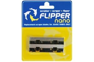 FL!PPER Flipper Nano - Cuchillas de Repuesto de Acero Inoxidable para acuarios de Cristal