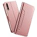 Produktbild Huawei P20 Pro Hülle,Huawei P20 Pro Hülle,Durable Protective Case Prämie PU Leder Brieftasche Snap Hülle Durable Protective Case Durable Protective Case Flip Hülle zum Huawei P20 Pro Rose