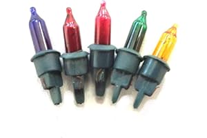 Konstsmide Ersatzbirnen Glühbirne für Sternenstäbe bunt 12V 0,3W 5 St. 2674-550