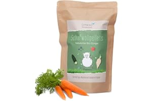Schafwollpellets - DIMIKRO - natürlicher Dünger für Gemüse und nachhaltige Böden (1 Kg)