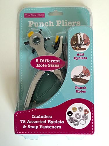 Leather Hole Puncher Pliers, Punch Pliers, Eyelets, Punch Holes, Leatherwork Accessories, Belt Hole Puncher, Watch Band Hole Puncher, Clothing Hole Puncher and Eyelet Maker,