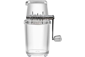 INUSPACE Melitt Tritaghiaccio manuale per tritaghiaccio Machine1.25L Ice Grinder Drink Chopper, necessità domestiche, necessità estive