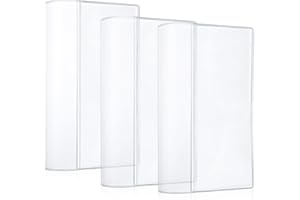 BETINYAR 3PCS Clear Plastic Protective Cover, A6 Notebook Cover, Clear Plastic Sleeves for A6 Notebook, Rocketbook, Scrapbook Supplies