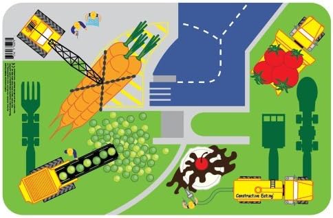 Constructive Eating Construction Worksite Placemat