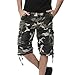 Produktbild LMMVP Hose Herren Sommer Kurze Hose Herren Hose Herrenmode Camouflage Strand Hosen Sweatshorts Kurze Hosen Chino-Shorts Cargo-Shorts Pant Fitnesshose Trainingshose