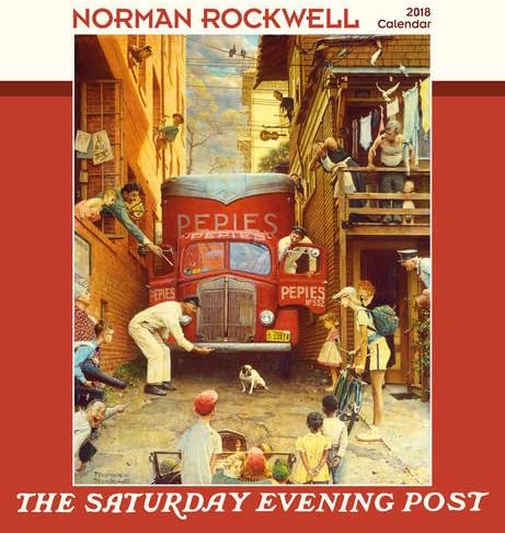 Rockwell/Saturday Evening 2018 Wall Calendar