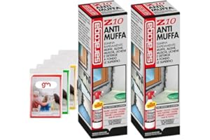 MAGAZZINI GM SARATOGA, Spray Antimuffa Saratoga Z10, Elimina Muffe Alghe Muschi Licheni, per uso Interno ed Esterno, Spruzzatore Ergonomico con impermeabile GM 1Lt (2)