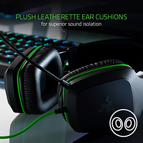 Razer Electra V2       Anal  gica Gaming Headset  para PC  PS4  XBOX y Mac  de forma individual establecida Controladores de 40  mm  sonido 7 1  virtuales y marco de Alumnium Unibody 
