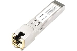 MTXNEO 1G SFP do modułu Gbic RJ45 - transfer miedziany 1000Base-T kompatybilny z Cisco, Ubiquiti, D-Link, Netgear TP-LINK i innymi przełącznikami otwartymi.