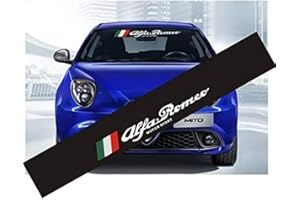 HENGYUESHANG Nouvelle Décoration De Décalque D'autocollant De Pare-Brise De Voiture, pour Alfa Romeo Giulia Stelvio 159147156166 Mito GT Giulietta Car Styling