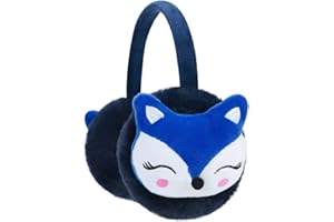 INSZKOOS Paraorecchie Invernali Pelose per Bambini, Protezione per Orecchie Con Carino Motivo a Cartoni Animati, Morbido e Caldo Copricapo invernale per Bambini Scaldaorecchie per Esterno per Ragazzi Ragazze