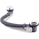 Chrome Bath Waste with Overflow & Chrome Pop Up Waste