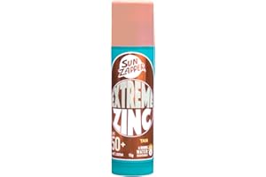 Sun Zapper Zinc Stick - Tan, Light Skin Tinted Sunblock Stick SPF 50+ Zinc Oxide Sunscreen for Face Mineral Sun Cream Made in Australia