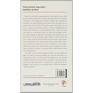 Trayectorias nupciales, familias ocultas (Politicas Publicas)