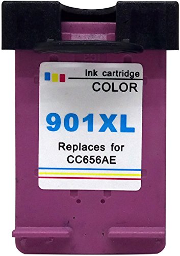 2  XL Cartuchos de tinta de repuesto compatibles con HP 901XL  para Officejet 4500   J4500   J4524   J4535 y  J4