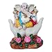 Multicolour Hindu God Shri Ganesh Car Dashboard Statue Lord Ganesha Idol Bhagwan Ganpati Handicraft Decorative Spiritual Puja Vastu Showpiece Figurine - Religious Pooja Gift Item & Murti for Mandir / Temple / Home Decor / Office / Study Table RS.378.00