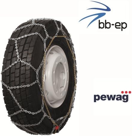 pewag Omnimat Ring – Proven Fast Assembly Snow Chain for Buses and Light Truck Tyre Size 305/70 r19.5 – TÜV Tested with Ö-Norm V5119 – If You're In A Hurry.