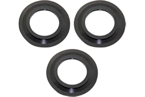 REQAG 3 piezas Junta para desagües bañera Junta Goma Fregadero para Tapones Metálicos de Juegos de Desagüe a Presión (Válvula Emergente) de Lavo