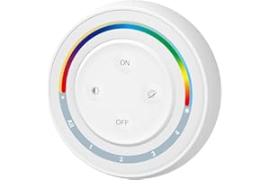 LIGHTEU®, Miboxer 2,4 GHz 4 zone Sunrise Remote RGBCCT Kompatibel mit Lampen und Controllern der Miboxer RGBCCT Serie, S2W+