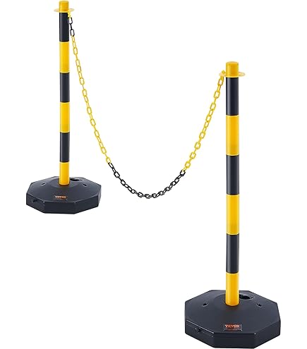 Catena Di Bloccaggio In Plastica - 10m X 8mm, Con 4 Ganci, Per Aree Di Sicurezza - Foto 8