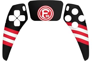 DeinDesign Skin kompatibel mit Sony Playstation 5 Controller PS5 Folie Sticker F95 Fortuna Düsseldorf Fußball