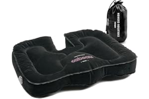 Cabeau Lightweight Inflatable Seat Cushion - Ideal for Office Chairs, School Bleachers, Stadium Seats, and Wheelchairs - Comfort on the Go