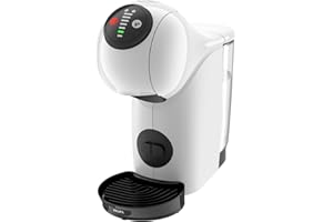 ‎NESCAFÉ DOLCE GUSTO NESCAFÉ Dolce Gusto Genio S Basic von Krups, kompakte Kapselkaffeemaschine, 15 Bar Druck , 0,8 Liter Kapazitat, Eco-Mode, automatische Entkalkungswarnung, weiß, ‎KP2431
