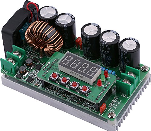 Yeeco Numerisch Steuern DC DC Steigern Stromspannung MKonverter, 6-60V bis 6-90V 10A 600W Aufsteigen Stromspannung Regler Stablizer CC CV Leistung Transformator Liefern Modul Tafel Voltmeter Amperemeter mit Hitze Dissipation Ventilator - 3