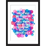 Leonard Cohen Anthem Lyrics Unframed Print / Ungerahmter Druck