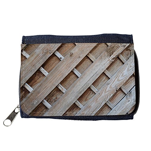 Preisvergleich Produktbild Portemonnaie Geldbörse Brieftasche / / M00154159 Zaun Holzplatten Material Natur / / Purse Wallet