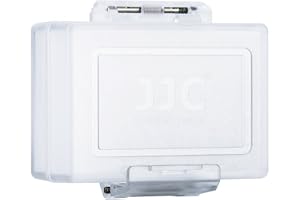JJC Batterifodral för Canon LP-E6, LP-E8, LP-E5, LP-E12, LP-E17 Nikon EN-EL15, EN-EL14, EN-EL3E Sony NP-FW50, NP-BX1, BG1, BD1 Fuji NP-95, NP-W126 Olympus BLN1, BLS5 batteri