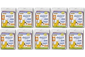 Snappies Tidy-Up Doggie Doo Bags with Tie Handles 10 Packs X 20 Bags