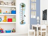 I-love-Wandtattoo M-13-009 Kinderzimmer Messlatte "Pirat" zum kleben, beschriften und selbst gestalten Sticker Aufkleber Wandtattoo Wandaufkleber Wanddeko