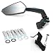 CARBON PAIR UNIVERSAL MOTORCYCLE Scooter MIRRORS 10MM 8MM BIKE/MOTORBIKE REAR VIEW SIDE Left / Right Mirror NEW