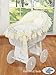 My Sweet Baby Wicker Crib Moses Basket With Wicker Hood (Cream)