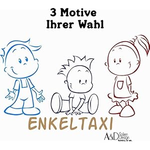 ***Baby/Kinder - 3 Geschwister*** Aufkleber mit ihrem Wunschtext (Set-3) - Motiv, Schrift & Farbauswahl