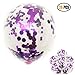 Produktbild 20 Pack 12" Purple Konfetti-Ballons zum Hochzeit Engagement Geburtstags party Veranstaltungen