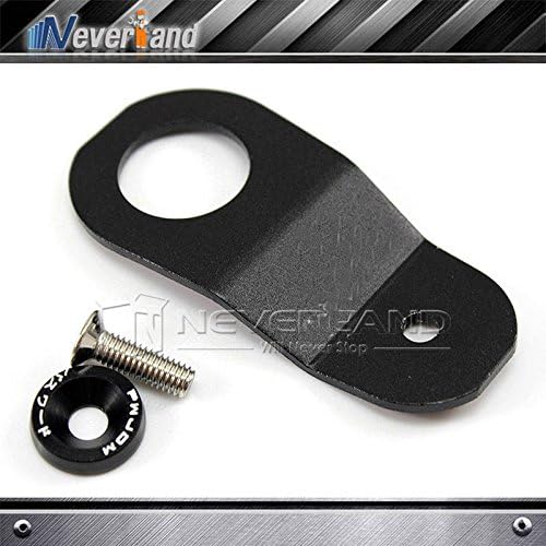 Aridox(TM) car aluminum Radiator Stay Bracket Gasket Washers Screw Case For Honda EK Civic 1996-2000 Black @J05