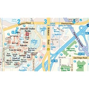 Orlando 1 : 11 000. Einzelkarten: Downtown. International Drive Area. Walt Disney World. Orlando and Region. Central Florida