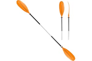 HEIMUNI Remos para Kayak Desmontables 222cm Remo Kayak Palas Doble Remos Aluminio Ligero Remo Doble Paddle para Barco Sup Piragua Canoa