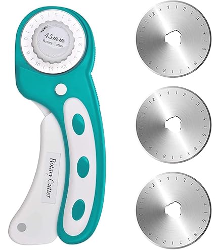 Lames De Cutter Rotatif 28mm - 2 Pièces, Précises Et Durables, Pour Patchwork Et Couture - 5